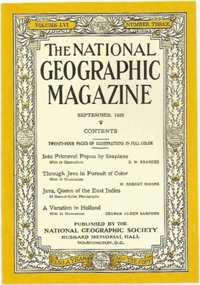 1929.jpg (400×570) #1900 #20s #magazine #geographic #cover #national #1929