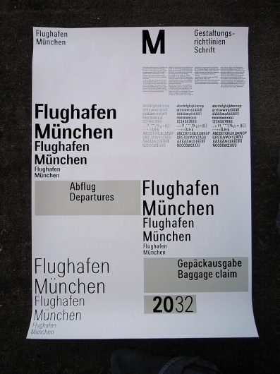 All sizes | Traffic – Flughafen München Typeface | Flickr - Photo Sharing! #grid #system