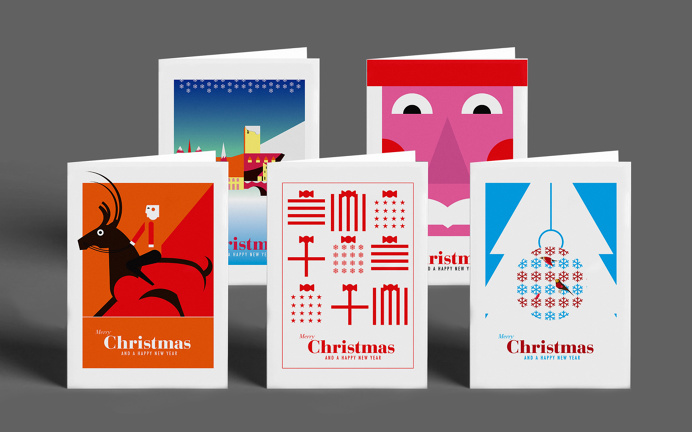 Christmas Cards by Nick Hill #Christmas #Christmas cards #Illustration #Card