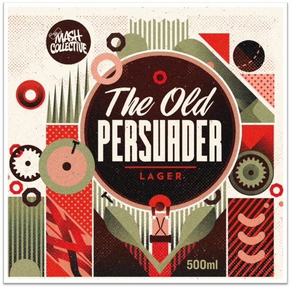 The Old Persuader.png (953×943) #beer #illustration #typography