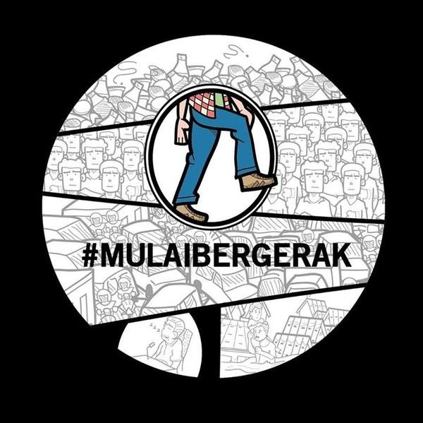 Spirit of Change, Spirit To Move On! #movement #mulai #mulaibergerak #indonesia #bergerak #logo