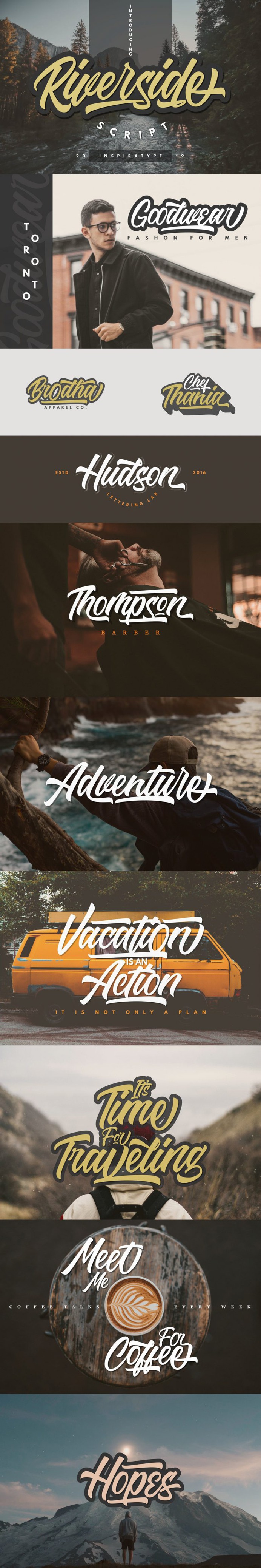 Riverside – Script Font