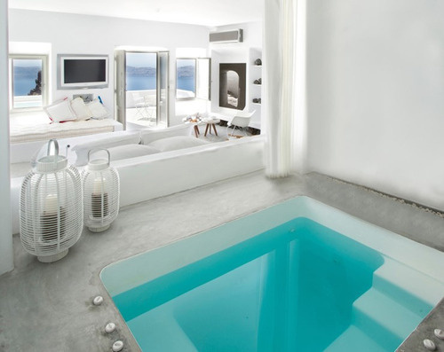 CJWHO ™ (Grace Santorini Escape To Unmatched Serenity) #santorini #design #interiors #pool #architecture #hotel #greece #luxury