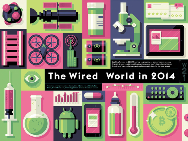 Wired World 2014 Preview #illustration