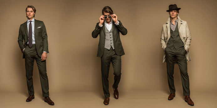 #mens #fashion #olive #suit