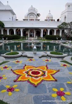Flower Rangoli Designs For Pongal