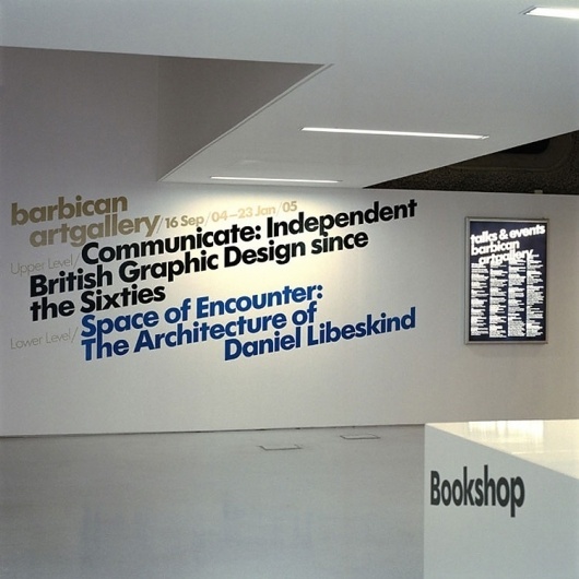 SI Classics: North × Barbican | September Industry #exhibition #design #graphic
