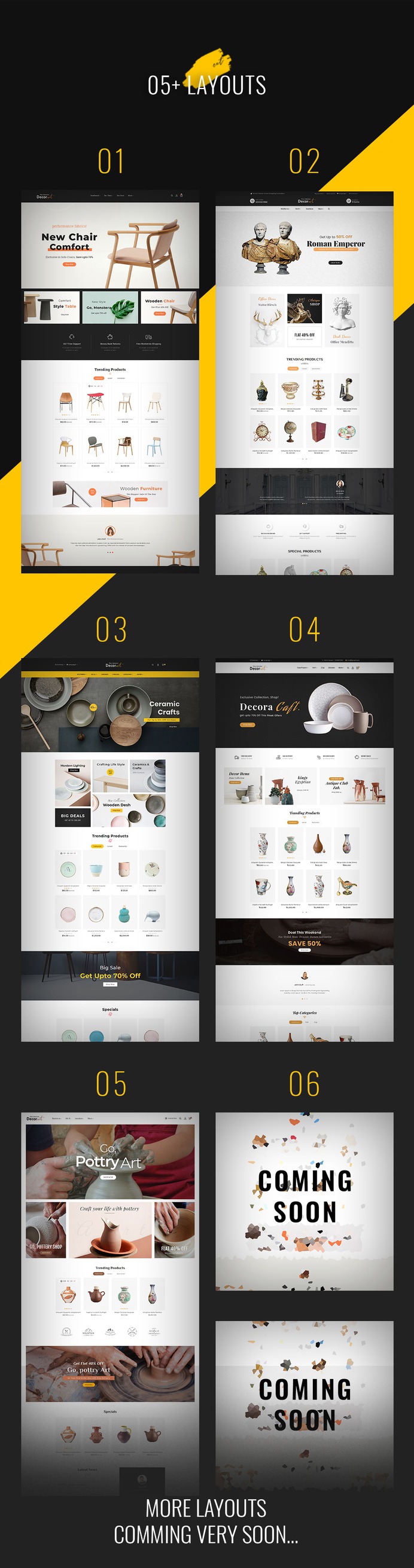 #Decor #Art #Home #Furniture - #Opencart #Multipurpose #Responsive #Theme | #TemplateTrip #eCommerce #Website #Design #Template