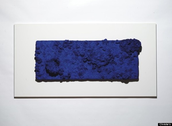 Yves Klein Sponge Relief #yves #sponge #klein #art #blue #artist