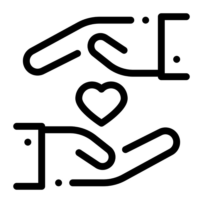 See more icon inspiration related to trust, relationship, protect, heart, friendship, brotherhood, love and romance and hands and gestures on Flaticon.