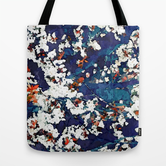 Our quality crafted Tote Bags are hand sewn in America using durable, yet lightweight, poly poplin fabric. #painting #watercolour