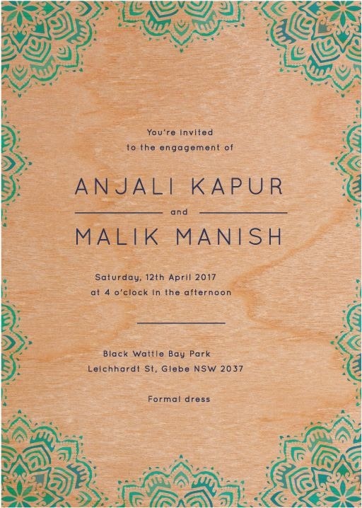 Namaste - Engagement Invitations #paperlust #engagement #engagementinvitation #invitation #engagementcards #engagementinspiration #weddings