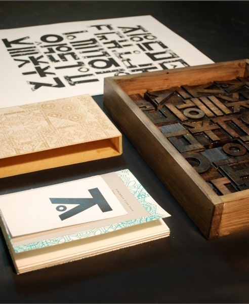 South Korea : Jessica Rose Phillips #letters #korea #wooden #letterpress #wood #poster #type #typography