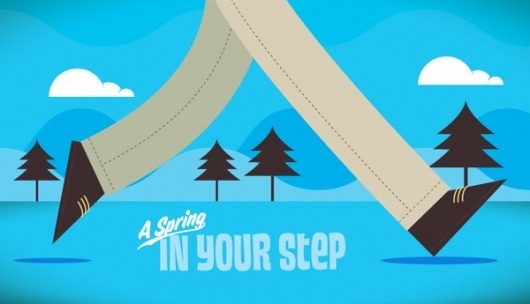 Murals on the Behance Network #spring #print #step #poster