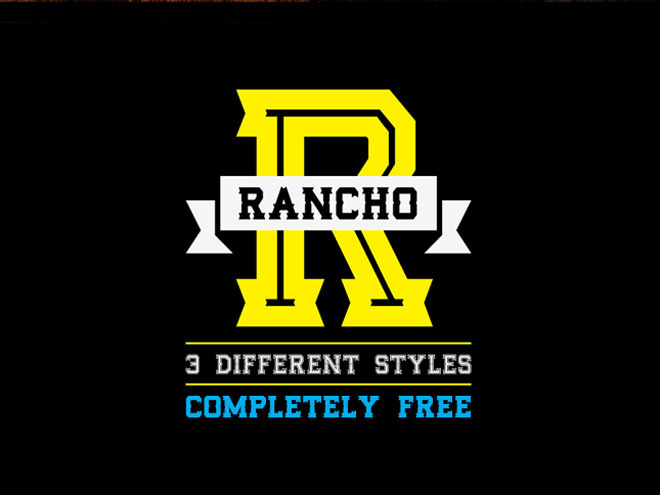 Rancho : Free Old West Style Font