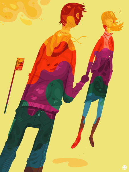 Blush #printmaking #of #little #illustration #friends
