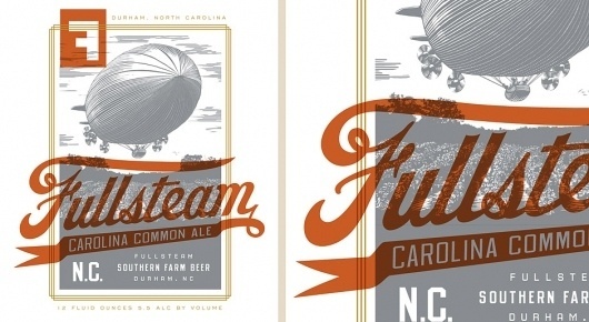 Brand Identity | Fullsteam Brewery | Helms Workshop #print #branding #typography