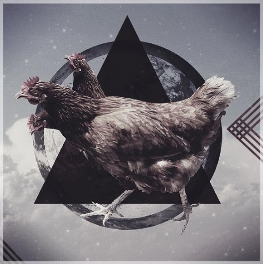 Alex Tiene Ojos Graphic #digital #chiken #art #space