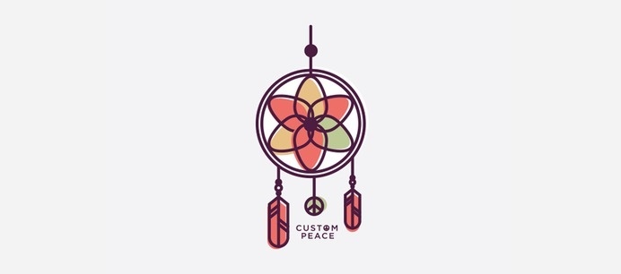 Custom Peace logo by Lucas Jubb #font #type #jubb #logo #custom #graphics #lucas #typography