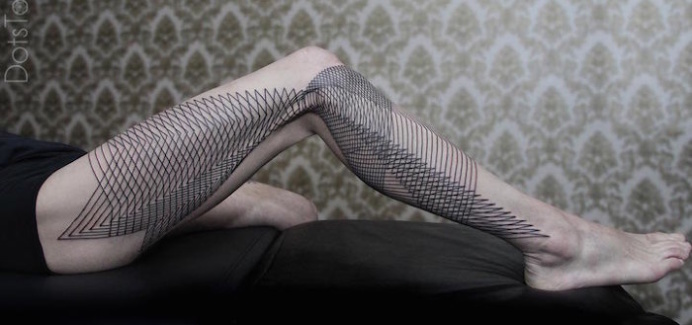Linear and Geometric Tattoos #Tattoo #body art #ink #Tattoo art