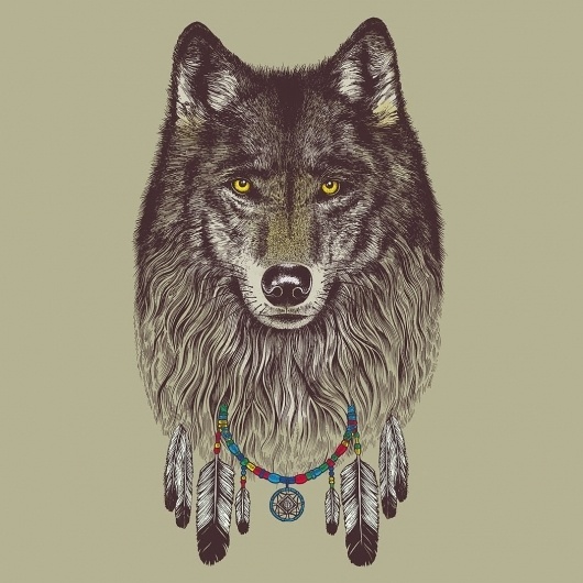 Thirsty Fly: Wolf #draw #illustration #wolf