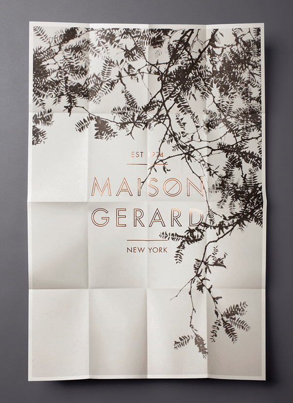 Mother Design: Maison Gerard Thisispaper Magazine #identity #poster