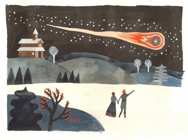 Colin Meloy and Carson Ellis display art #inspiration #illustration #art