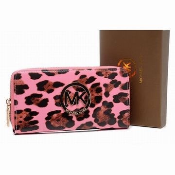 Michael Kors Wallet Leopard Grain Pink #shoes