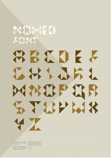 Nomed Font on Typography Served #type #font #nomed