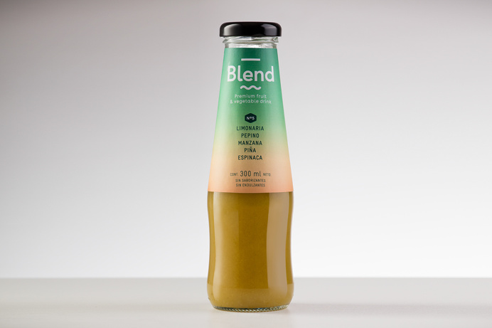 Blend premium fruit and vegetable drink design packaging package inspiration beverage heatlhy designblog www.mindsparklemag.com