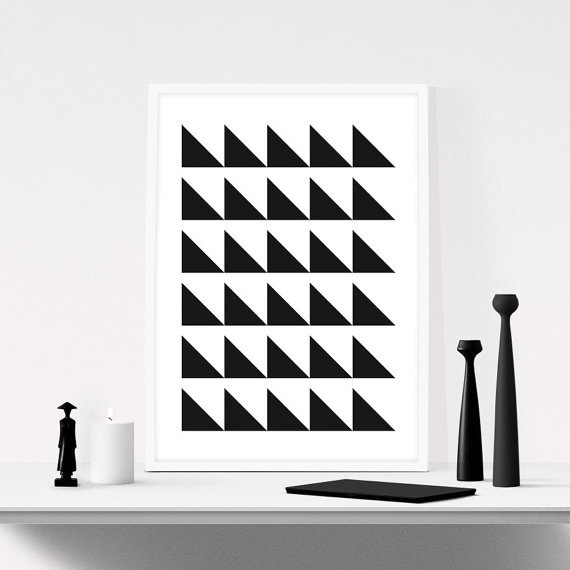 Geometric Wall Art #iloveprintable #iabstract #art