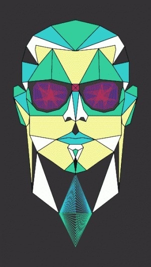 One year project (Incomplete project) on the Behance Network #cairo #digital #arabic #geometric