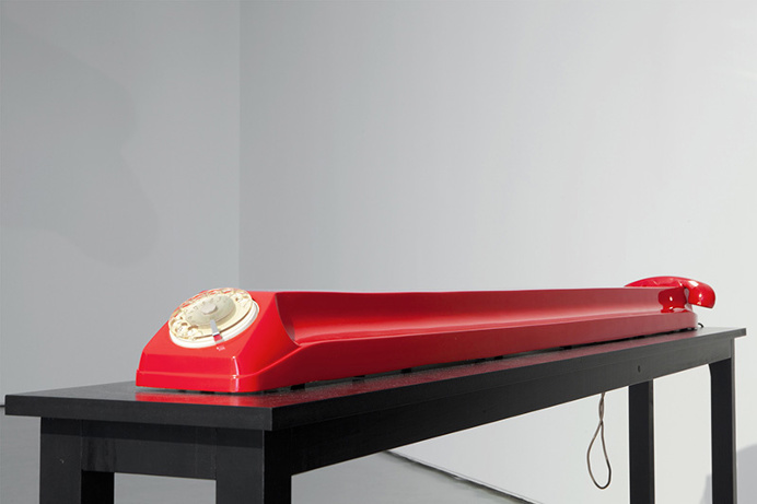 The Uncle Phone Installation by Pors & Rao
