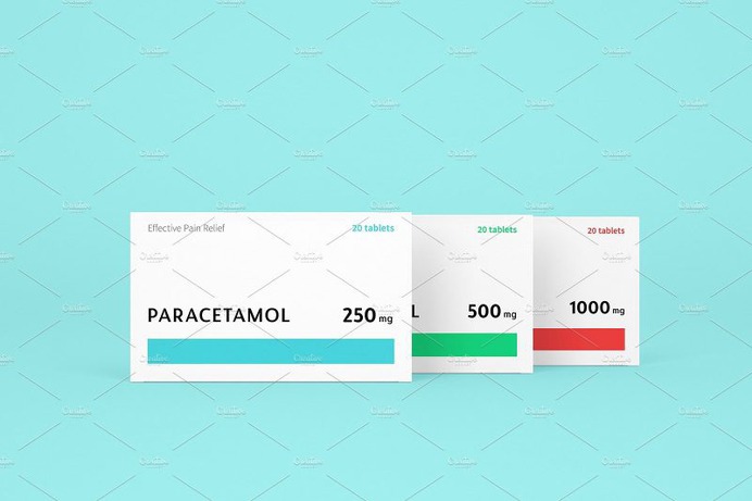 Pills Boxes Mockup PSD