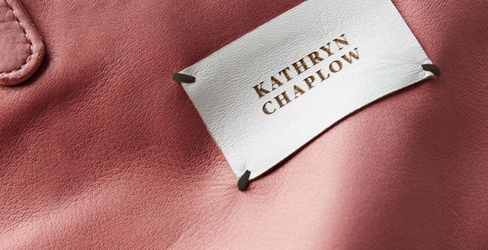 Kathryn Chaplow Branding design fashion bags mindsparkle mag designblog color colorful business card logo logotype style marble white yellow