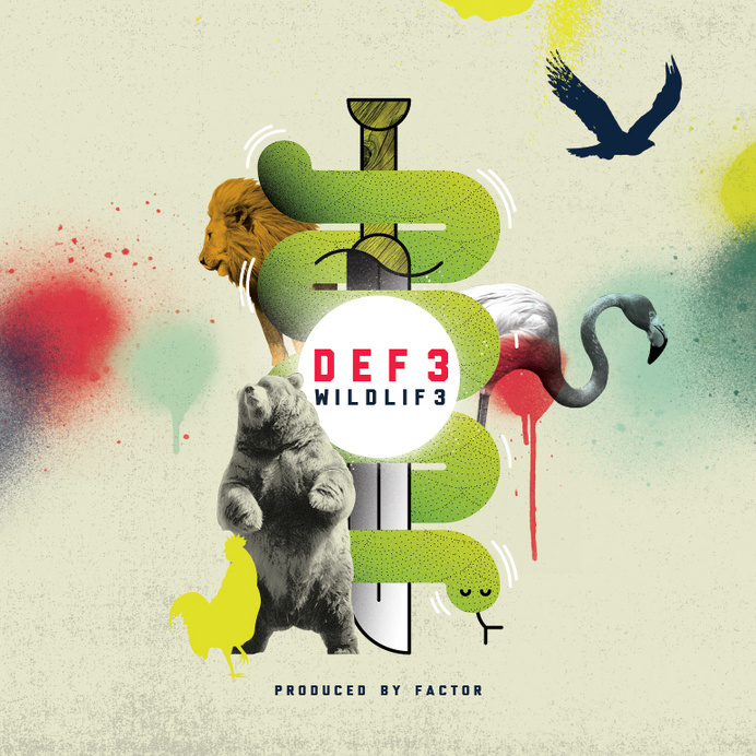 Def3 Wildlife Cover #wildlife #def3 #snake #paint #bear