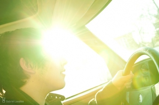 Guillaume | Gabriel Lavallée — Designer graphique #sun #photo #photography #car #light
