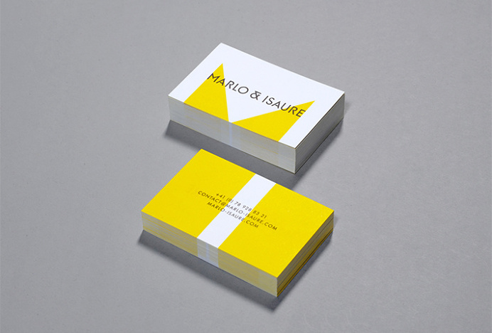 Marlo & Isaure by A3 Studio #stationery #branding