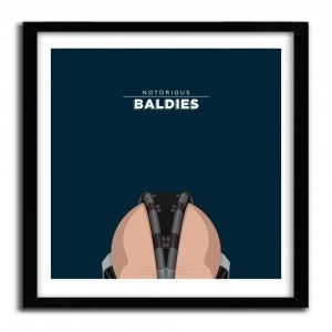 Notorious Baldie BANE by Mr Peruca #print