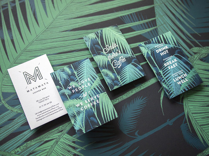 Matamata #menu #identity #food #print #france