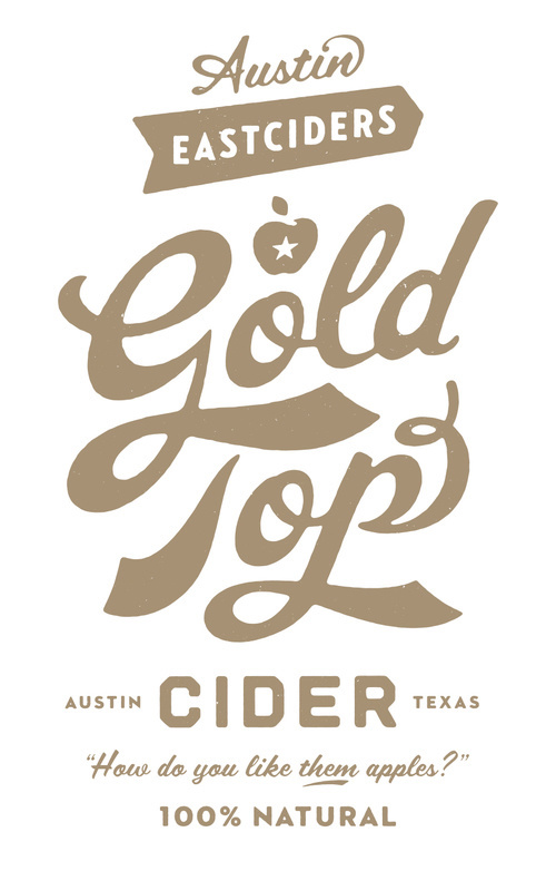 Austin Eastcideres, Gold Tops by Simon Walker #type #typo #script #lettering #font #logo #brand #mark