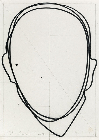 Baubauhaus. #line #head #person #outline