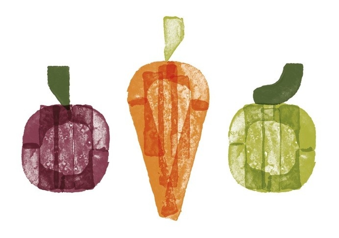 Best Awards - Special Group. / Garden to Table #illustration #fruit #vegetables