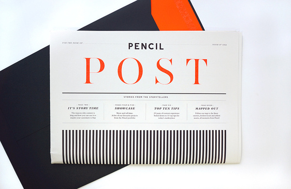 Newspaper Design for Pencil Agency by Chloe Galea #branding #print #design #graphic #newspaper