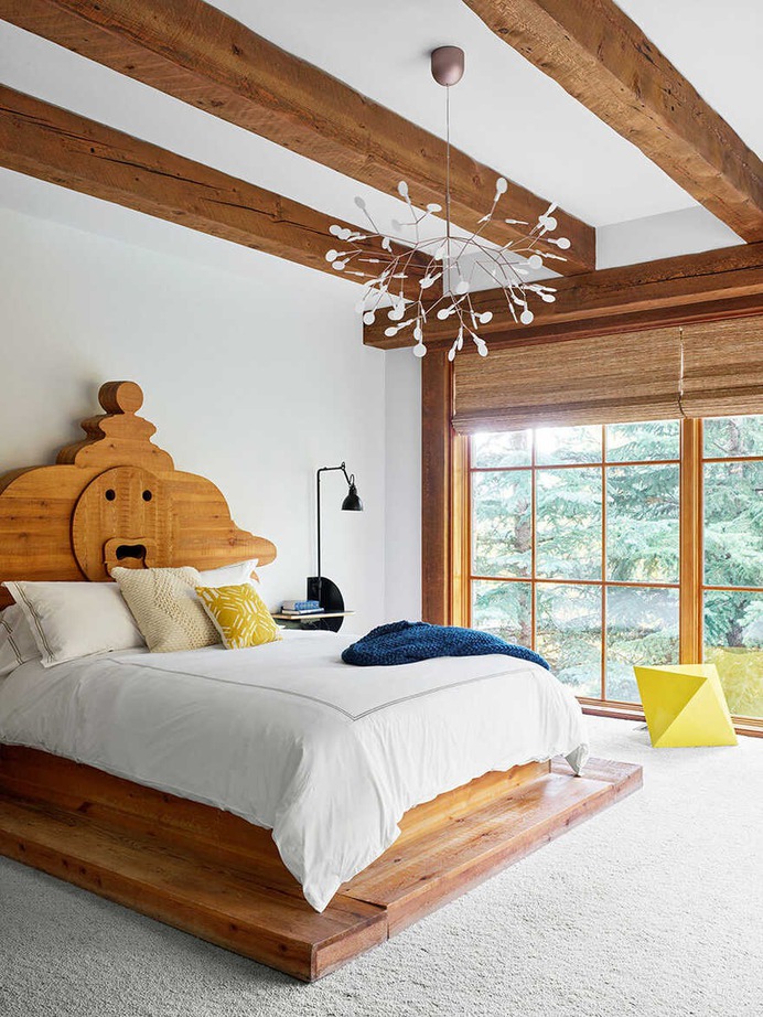 bedroom, Wyoming / Carney Logan Burke Architects