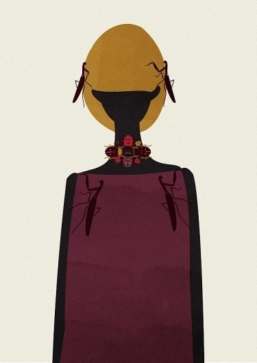 insekta mood : Cristian Grossi illustrator and creative designer #minimondi #insect #illustration #insekta #fashion #grossi #cristian
