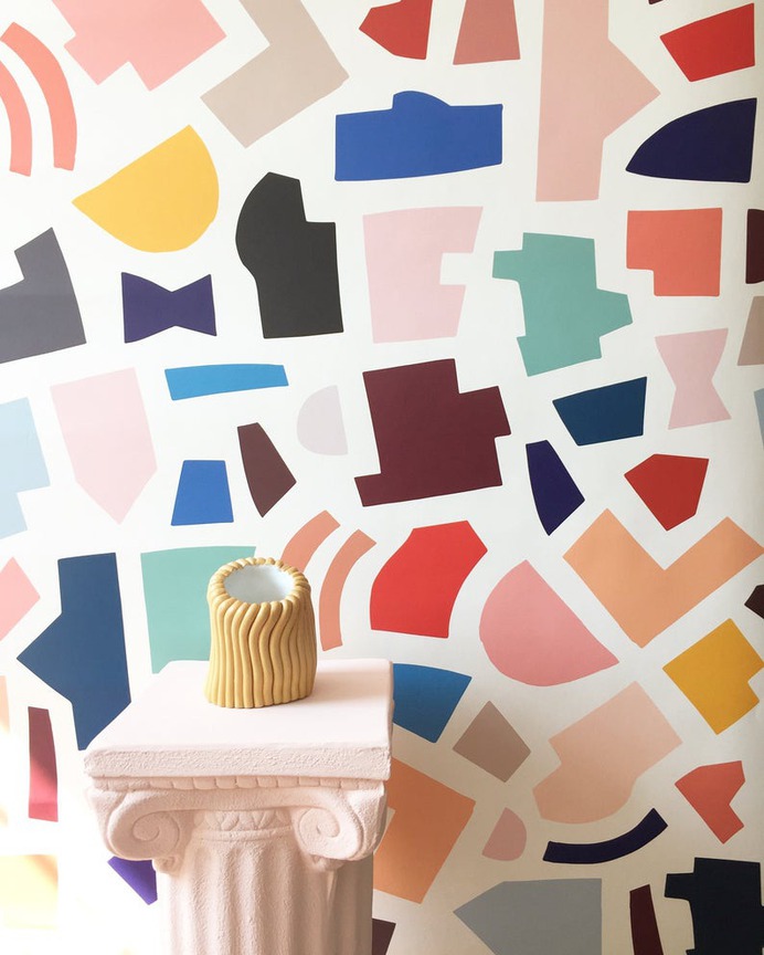 Removable Wallpaper // City Plan // Adheres to walls and image 0