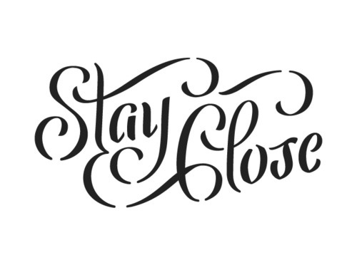 Typeverything.com - Stay Close byÂ Bart Vollebregt. - Typeverything #stencil #script #typography