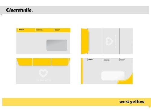All sizes | We Love Yellow — enveloppes personnalisées | Flickr - Photo Sharing! #yellow #letters #identity