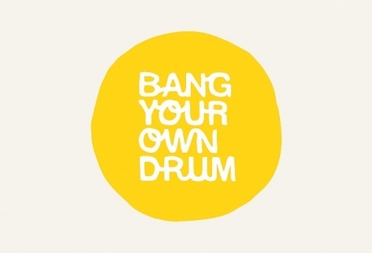 Bang Your Own Drum #logo #identity #branding